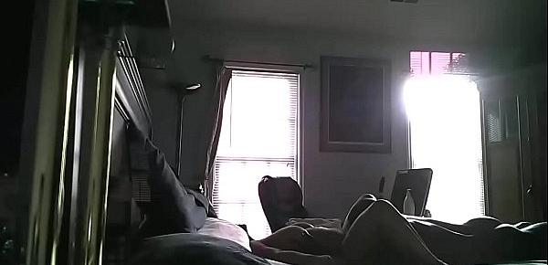  My Wife Patrice at it again with a 3rd guy while I am away, caught on spy cam.